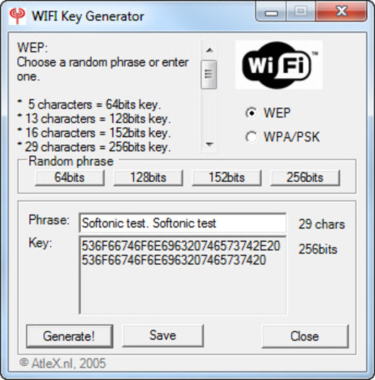 claro router key generator